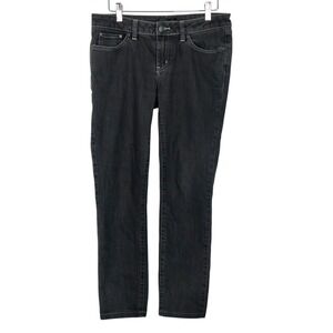 Prana‎ Kara Denim Jeans Size 4/27 Gray Organic Cotton Low Rise Skinny Outdoor